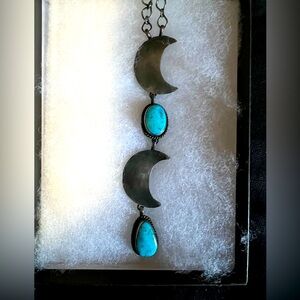 Navajo Handmade - Crescent Moon Necklace